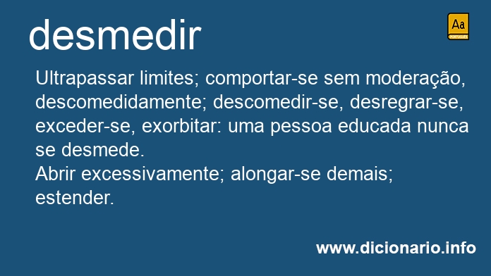 Significado de desmedes