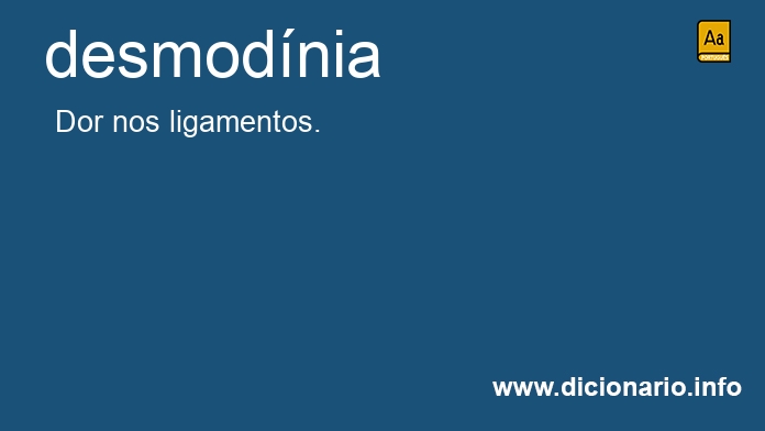 Significado de desmodnia