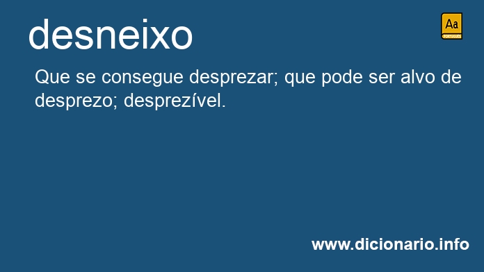 Significado de desneixo