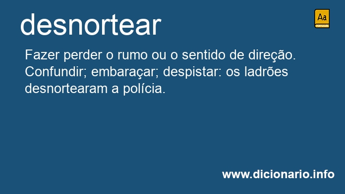 Significado de desnorteamos