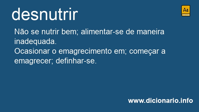 Significado de desnutres