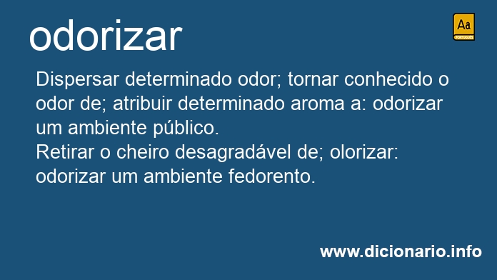 Significado de desodorizador