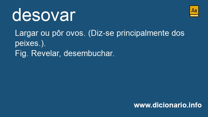 Significado de desovar