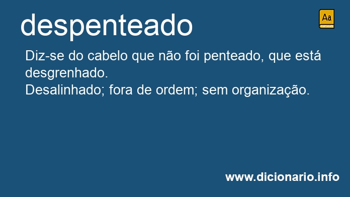 Significado de despenteado