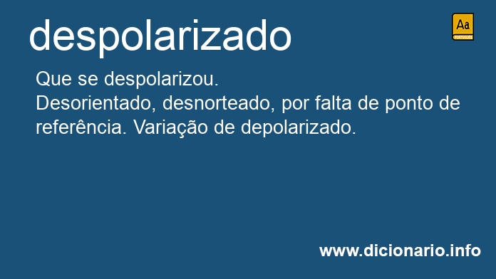 Significado de despolarizado