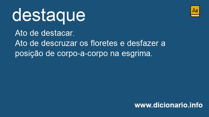 Significado de destaqua