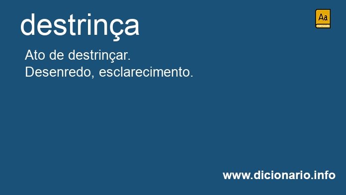 Significado de destrina