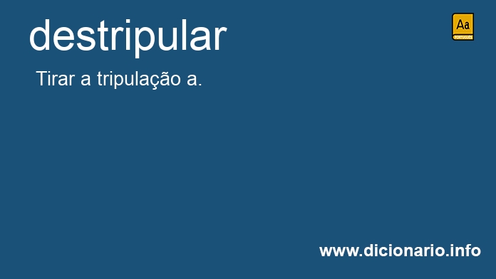 Significado de destripulei