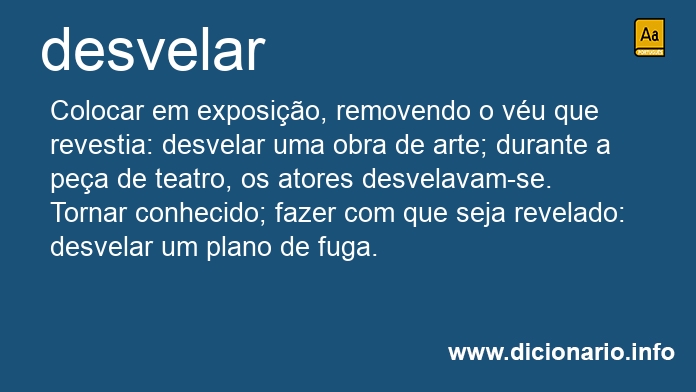 Significado de desvela