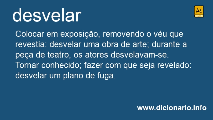 Significado de desvelam