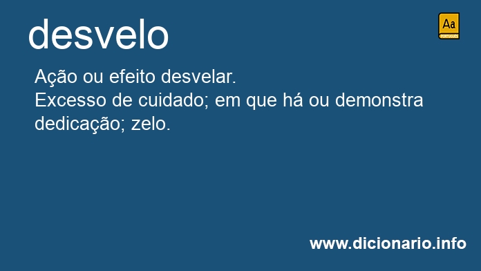 Significado de desvelo