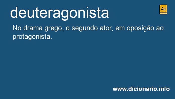 Significado de deuteragonista