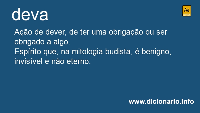 Significado de deva