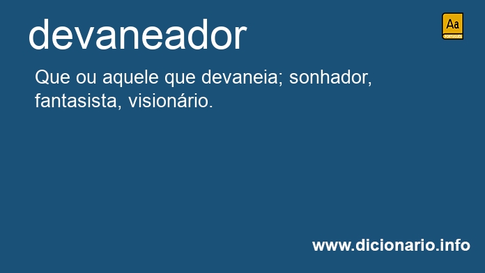 Significado de devaneador