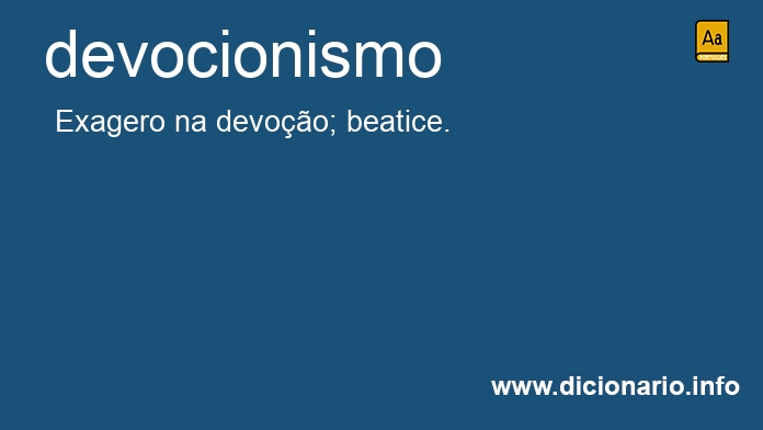 Significado de devocionismo