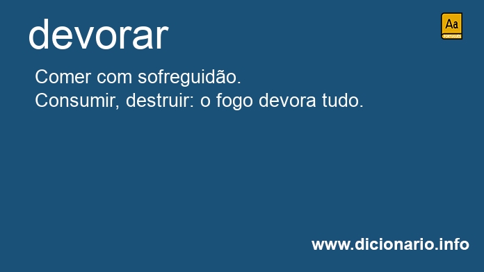 Significado de devorar