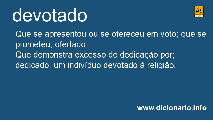 Significado de devotada