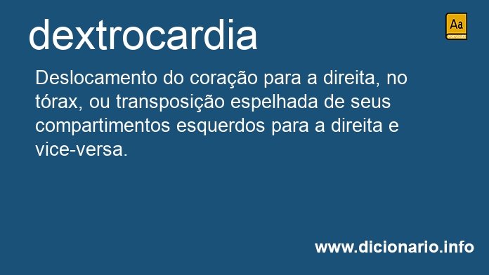 Significado de dextrocardia