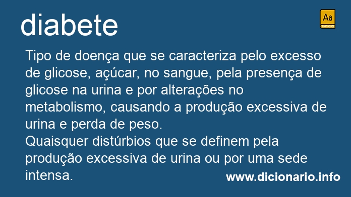 Significado de diabete