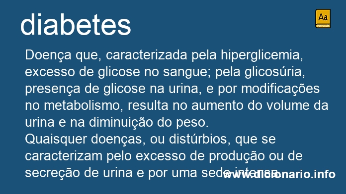 Significado de diabetes