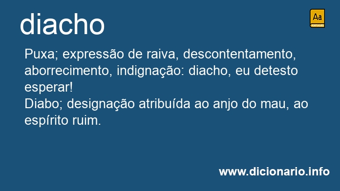 Significado de diacha