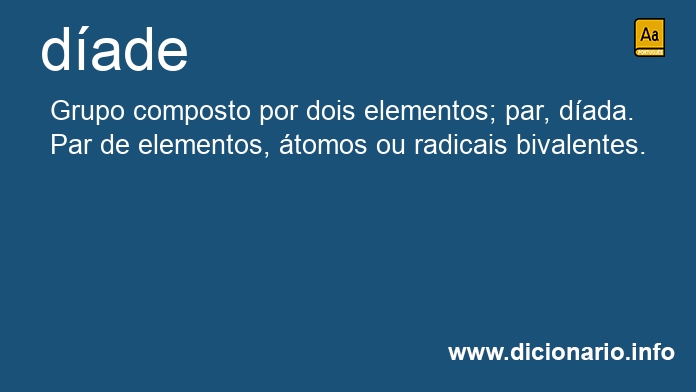 Significado de dade