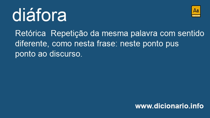Significado de difora