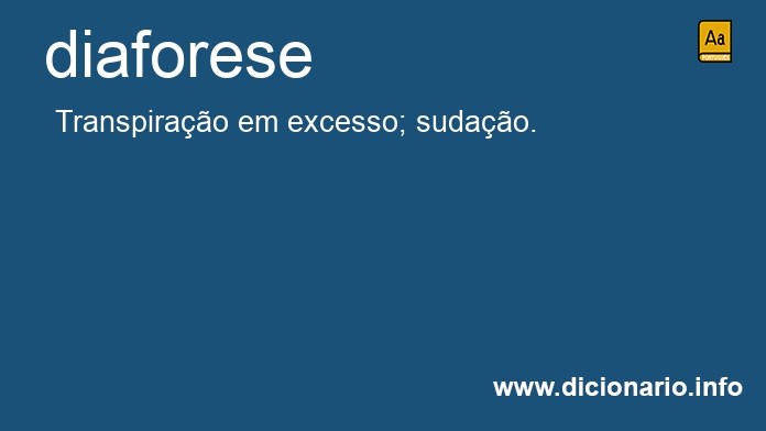 Significado de diaforese