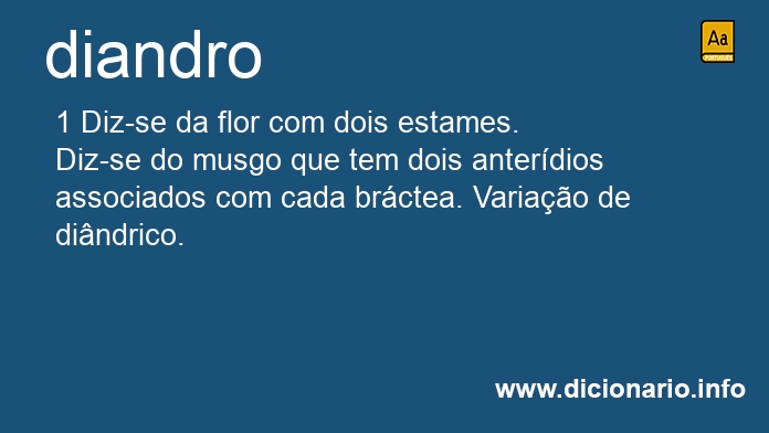 Significado de diandra
