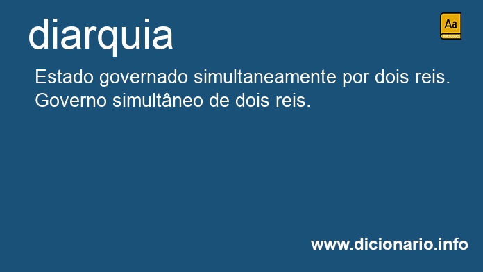 Significado de diarquia