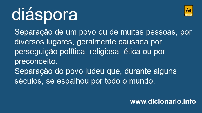 Significado de dispora