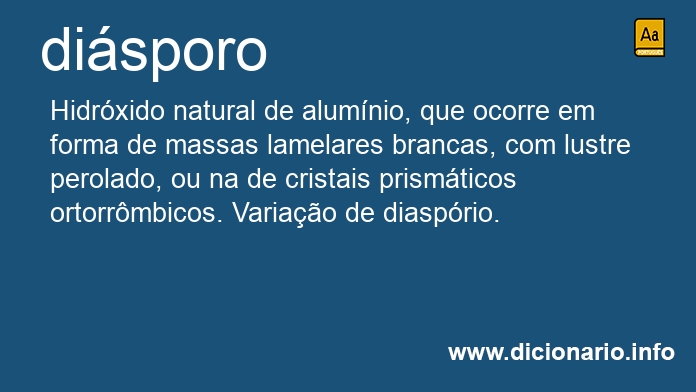 Significado de disporo