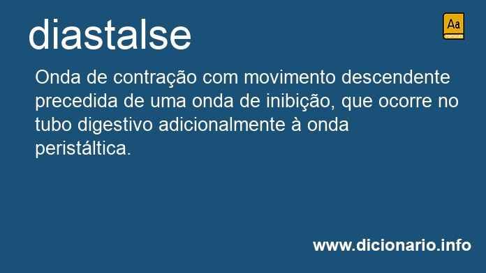 Significado de diastalse