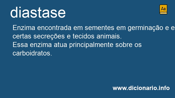 Significado de diastase