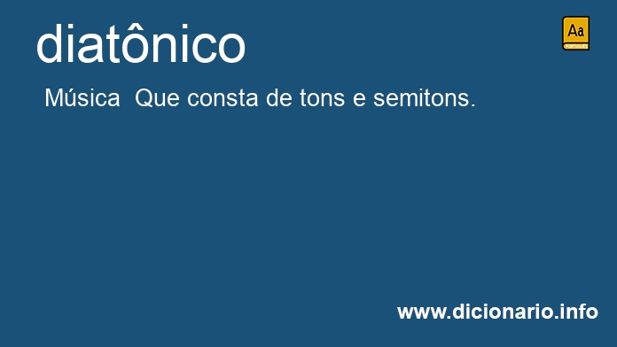 Significado de diatnico