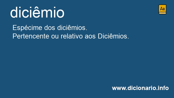 Significado de dicimio