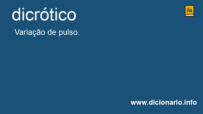 Significado de dicrtica