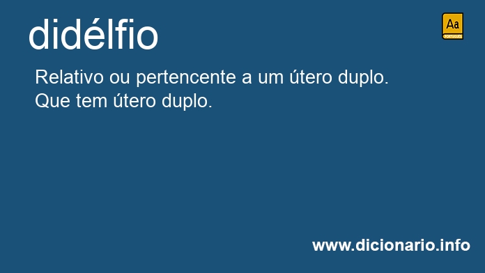 Significado de didlfio