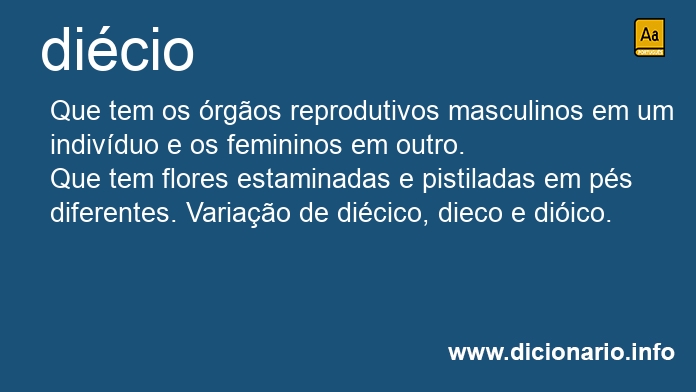 Significado de dicio