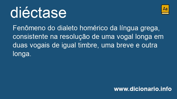 Significado de dictase