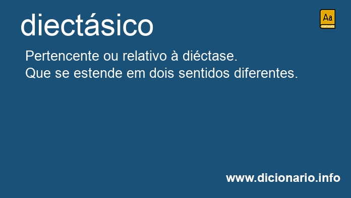 Significado de diectsico