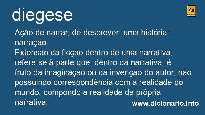 Significado de diegese