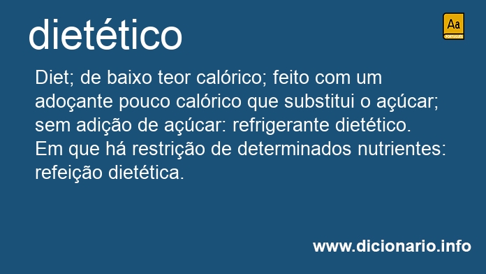 Significado de diettico