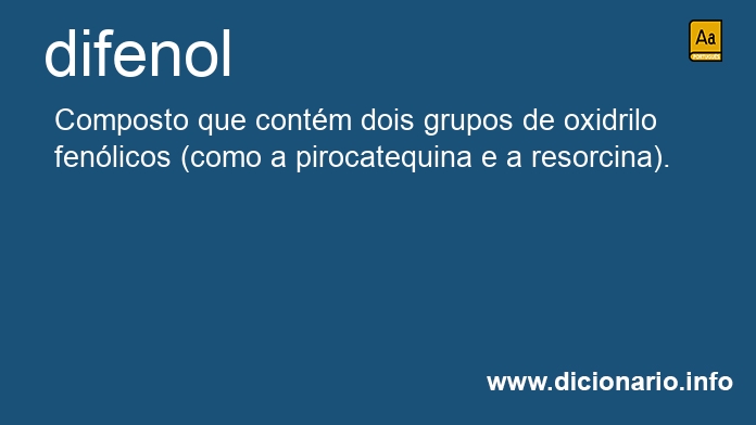 Significado de difenol