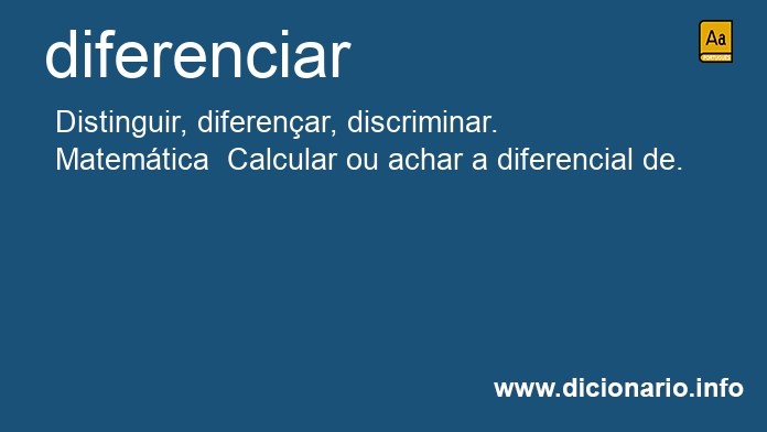 Significado de diferencia