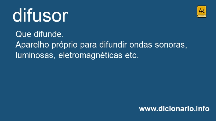 Significado de difusor