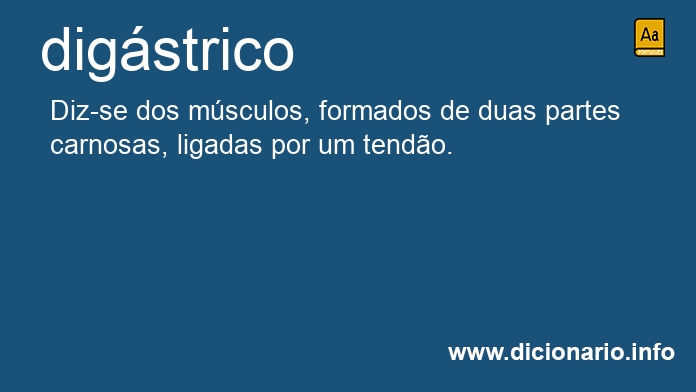 Significado de digstrico