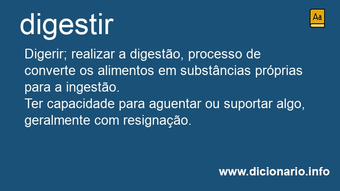 Significado de digesta