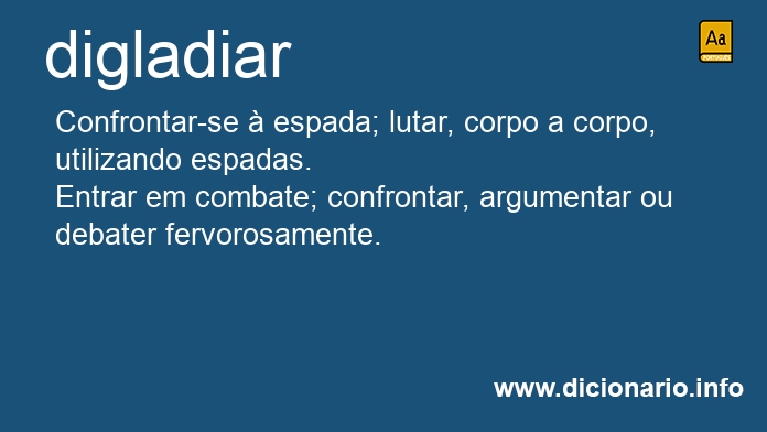 Significado de digladiado