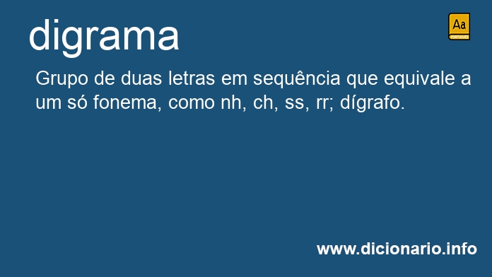 Significado de digrama